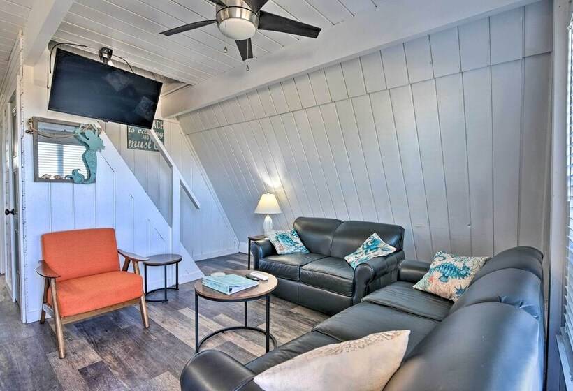 2 Blocks To Surfside Beach: A Frame Home W/ Deck