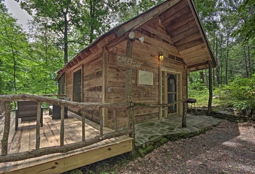 Creekside Cabin W/ Deck In Pisgah Forest!