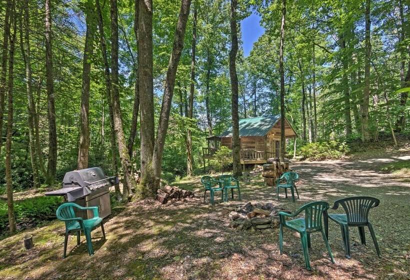 Creekside Cabin W/ Deck In Pisgah Forest!