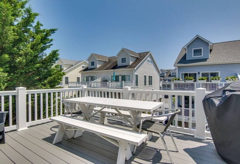 Bay View Retreat W/ 5 Balconies In Bethany Beach!