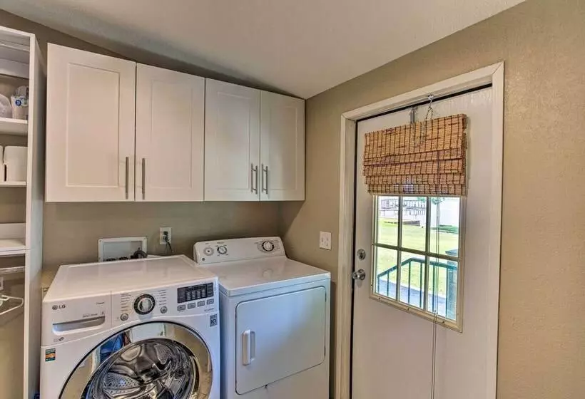 Lakefront Retreat W/ Dock, Bar Hut & Fireplace!