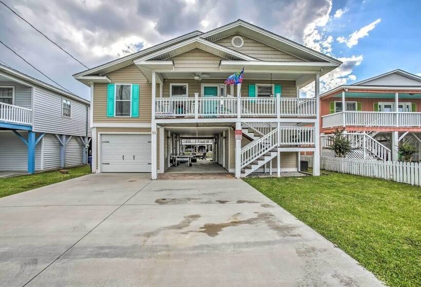 North Myrtle Beach House < Half Mi To Coast!