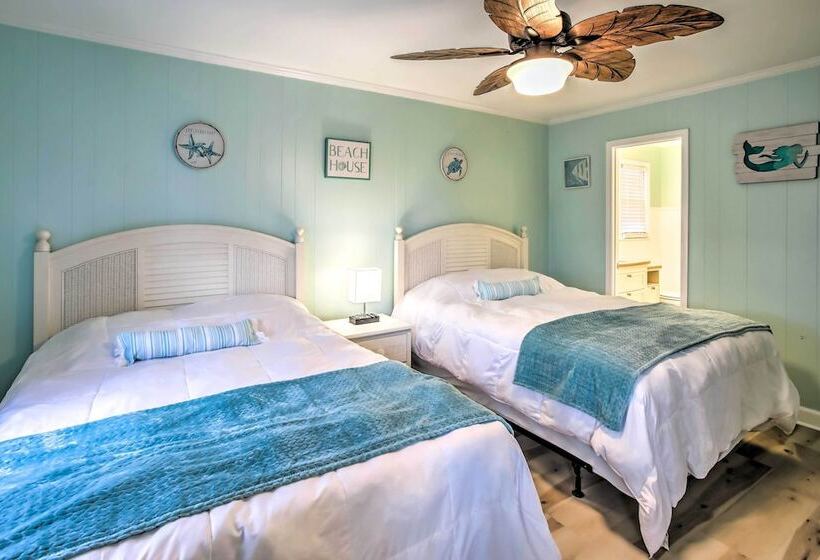 North Myrtle Beach House < Half Mi To Coast!