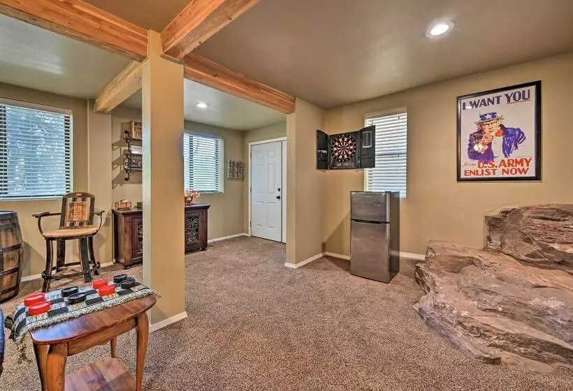 Hot Tub, Game Room: Pet Friendly Pine Cabin!