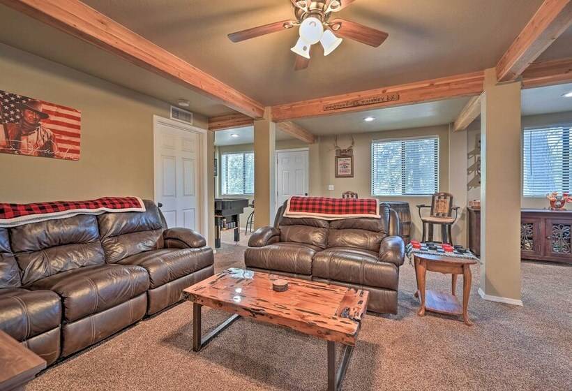 Hot Tub, Game Room: Pet Friendly Pine Cabin!