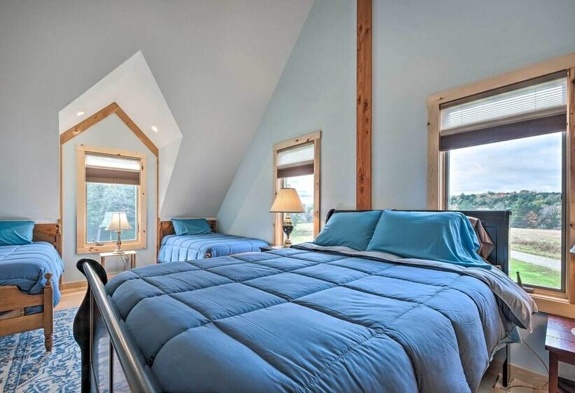 Spacious & Secluded Forksville Home: Fire Pit