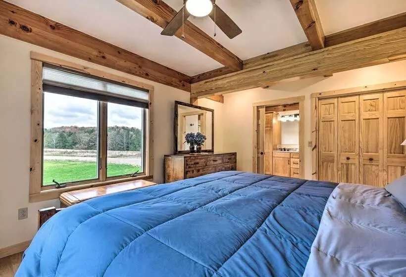 Spacious & Secluded Forksville Home: Fire Pit