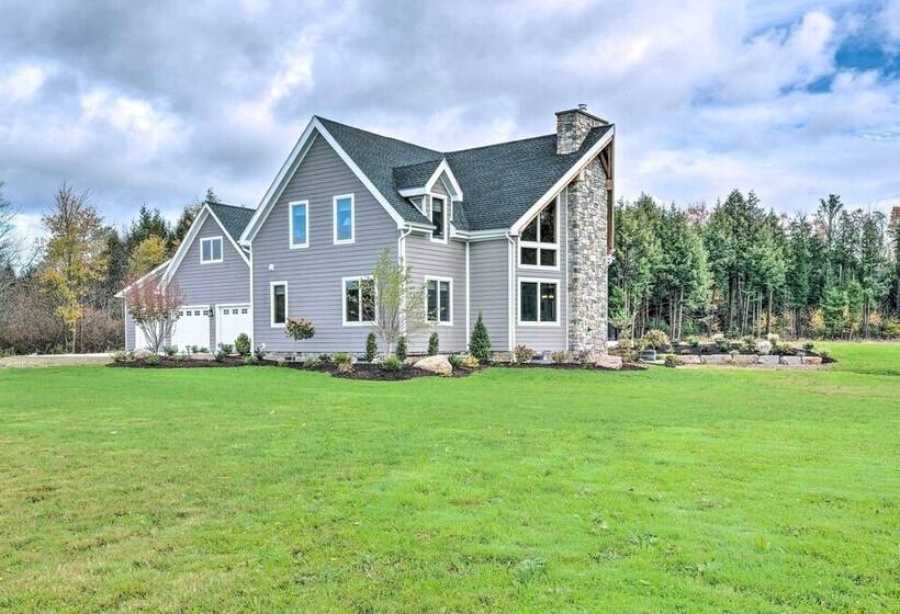 Spacious & Secluded Forksville Home: Fire Pit