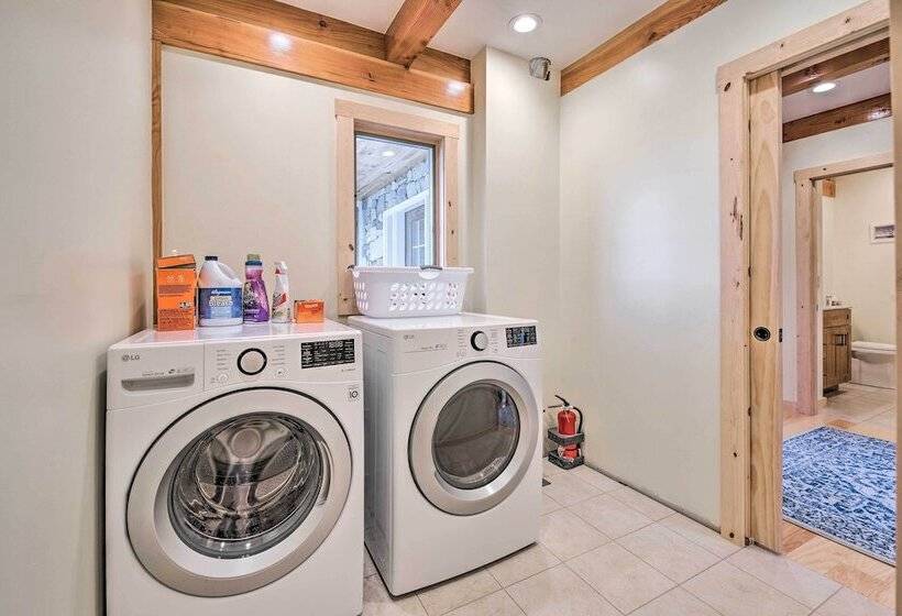 Spacious & Secluded Forksville Home: Fire Pit