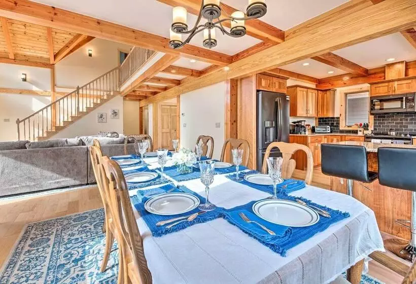 Spacious & Secluded Forksville Home: Fire Pit