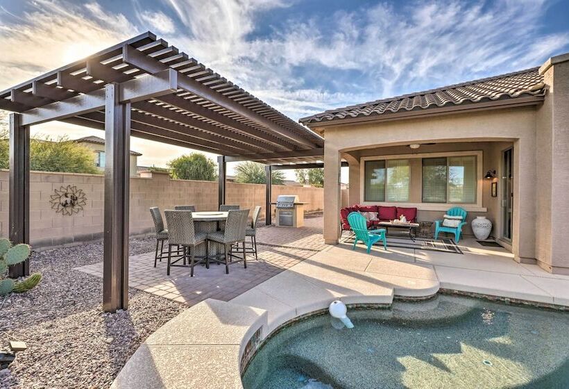 Stylish Goodyear Home W/ Game Room & Pool!