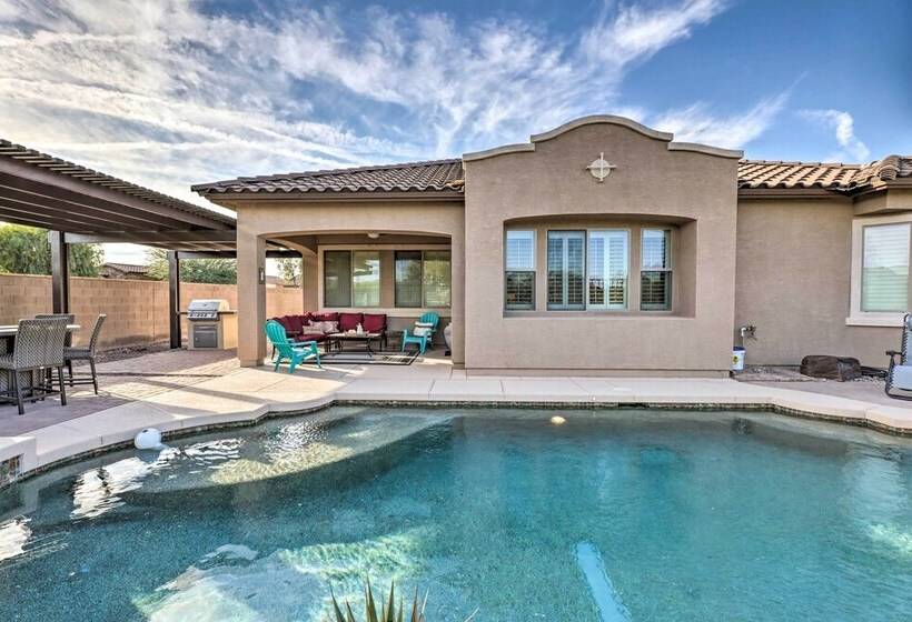 Stylish Goodyear Home W/ Game Room & Pool!