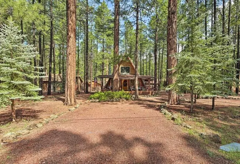 A Frame Pinetop Lakeside Cabin Under The Pines!