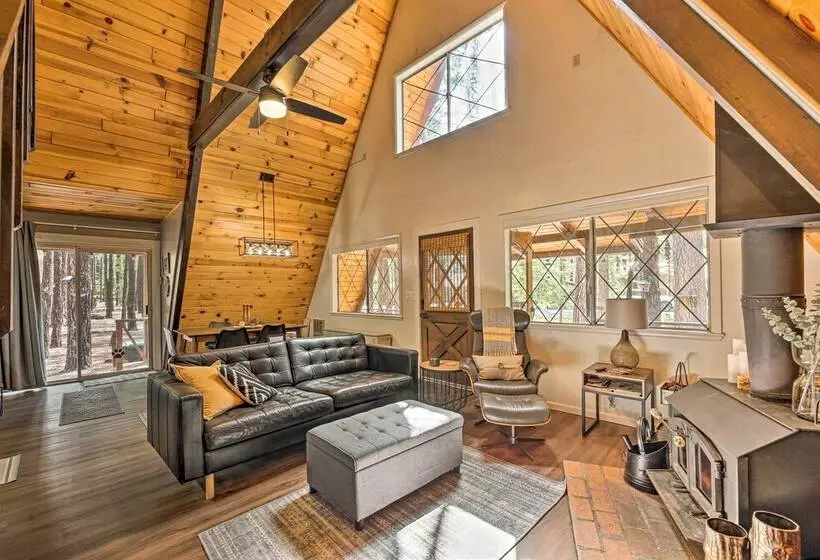 A Frame Pinetop Lakeside Cabin Under The Pines!