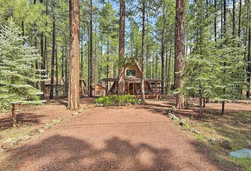 A Frame Pinetop Lakeside Cabin Under The Pines!