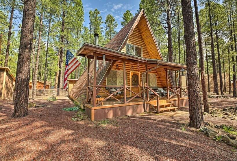 A Frame Pinetop Lakeside Cabin Under The Pines!