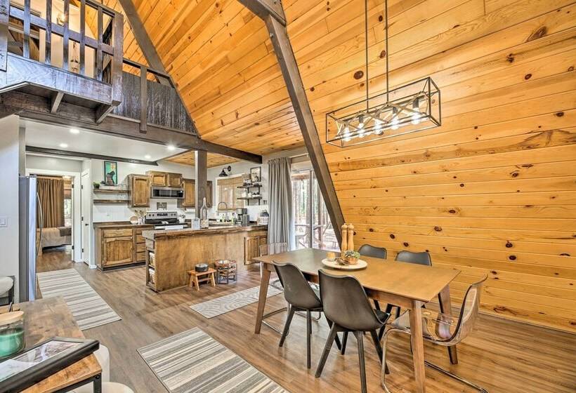 A Frame Pinetop Lakeside Cabin Under The Pines!