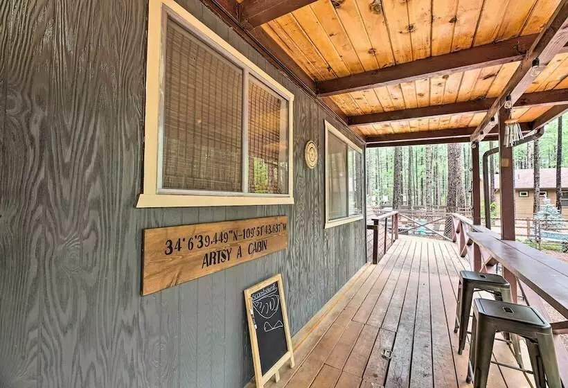 A Frame Pinetop Lakeside Cabin Under The Pines!