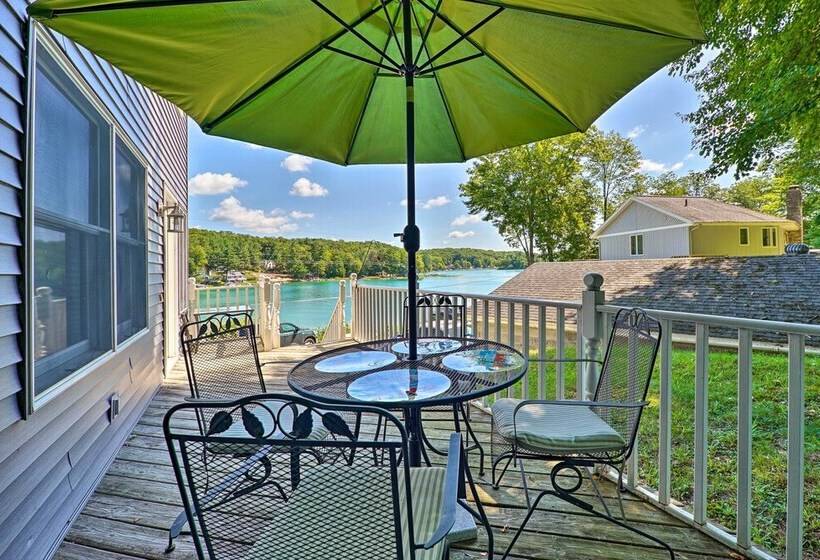 Lakefront Newaygo Home Private Dock, Kayaks
