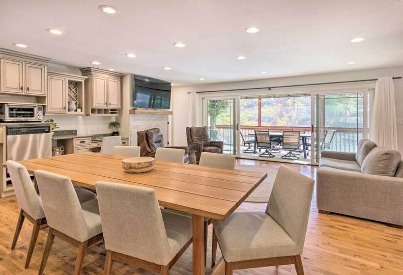 Lakefront Zirconia Home W/ Boathouse & Dock!