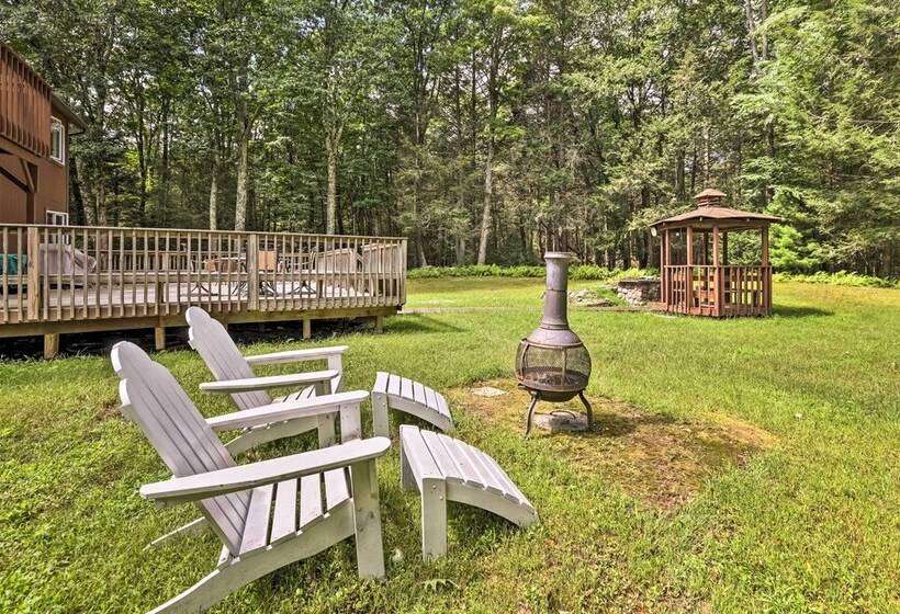 Modern Catskills Escape On 25 Acres W/ Deck!