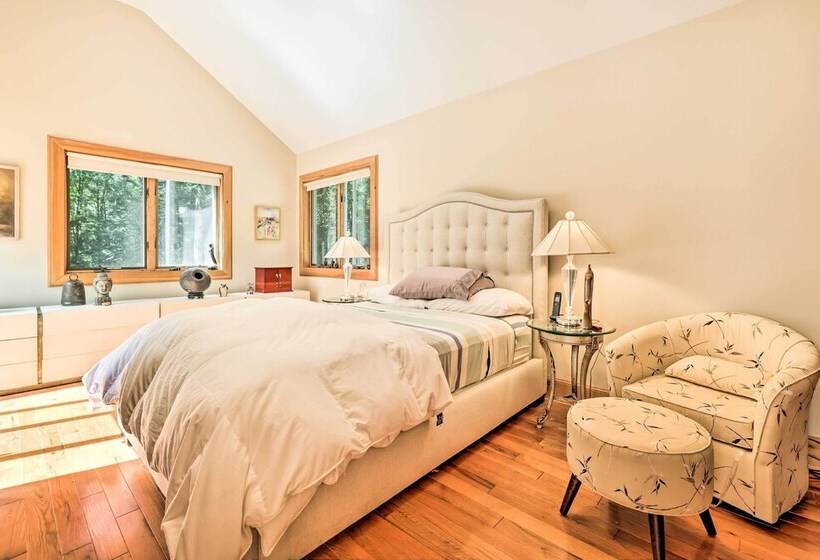 Modern Catskills Escape On 25 Acres W/ Deck!