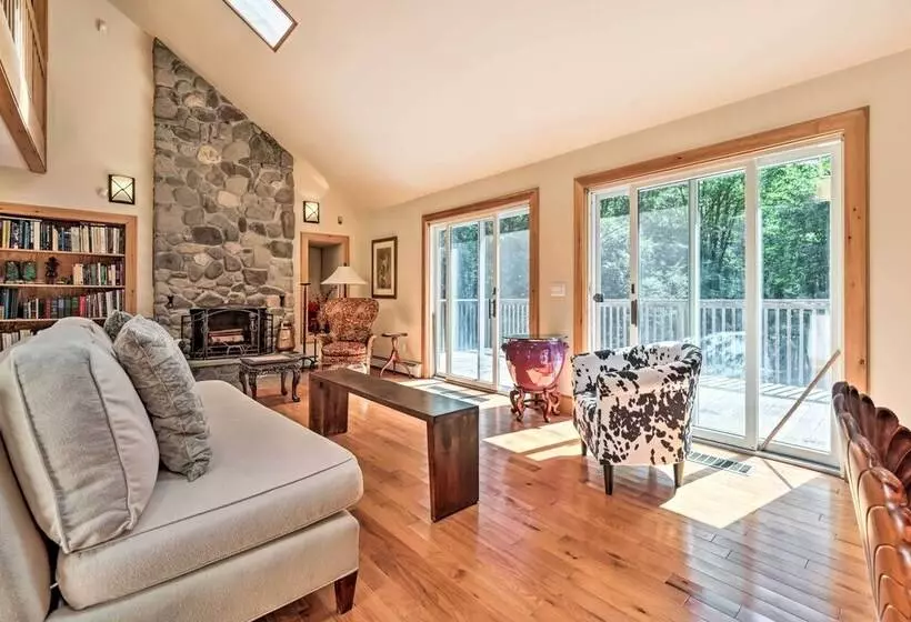 Modern Catskills Escape On 25 Acres W/ Deck!