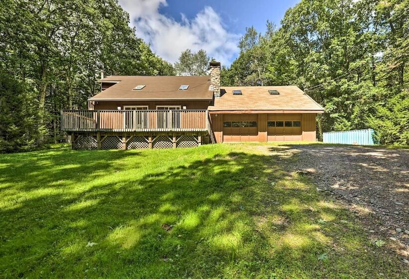 Modern Catskills Escape On 25 Acres W/ Deck!