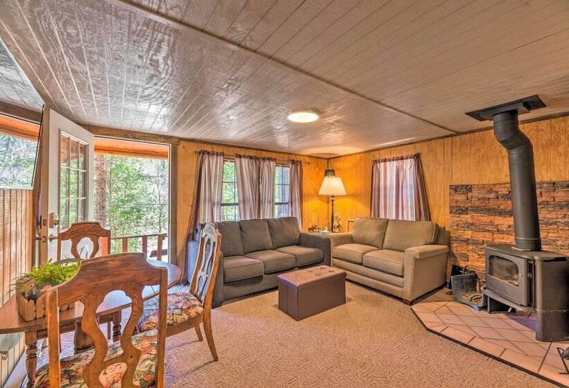 Pet Friendly Cloudcroft Cabin W/ Forest Views!