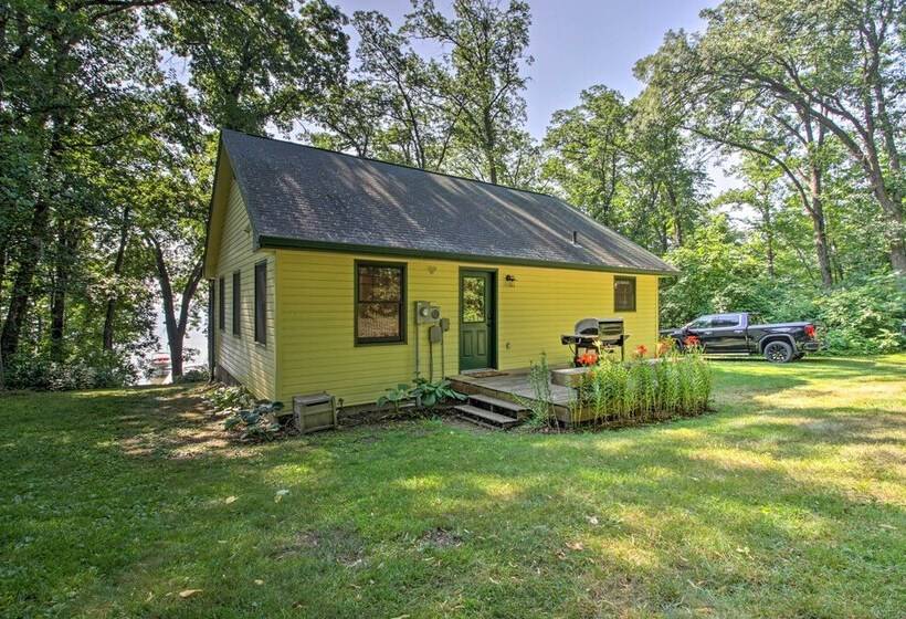 Waterfront Leech Lake Cabin W/ Dock, Fire Pit