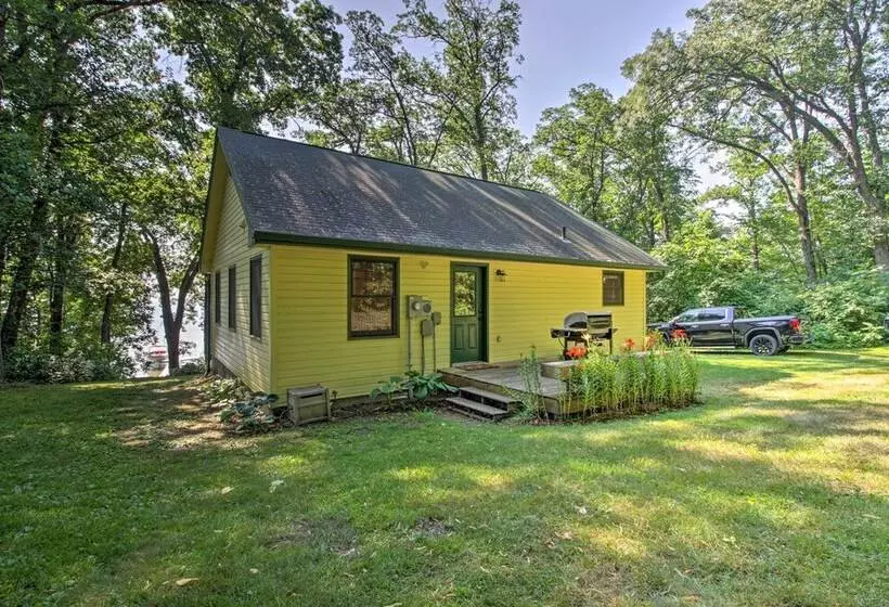 Waterfront Leech Lake Cabin W/ Dock, Fire Pit