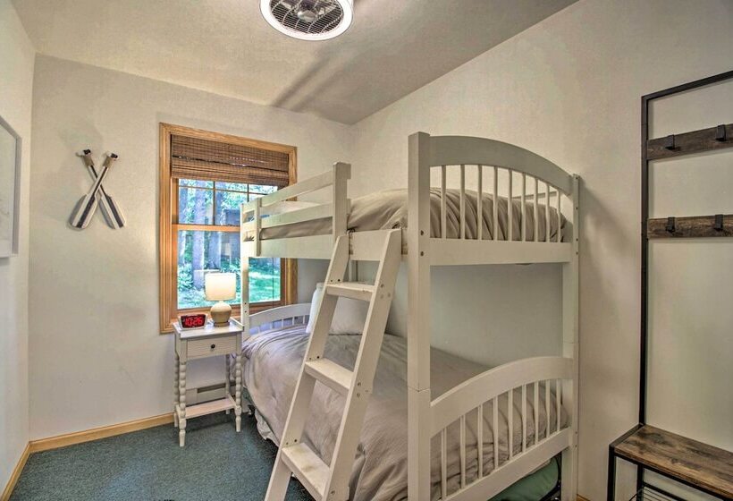 Waterfront Leech Lake Cabin W/ Dock, Fire Pit