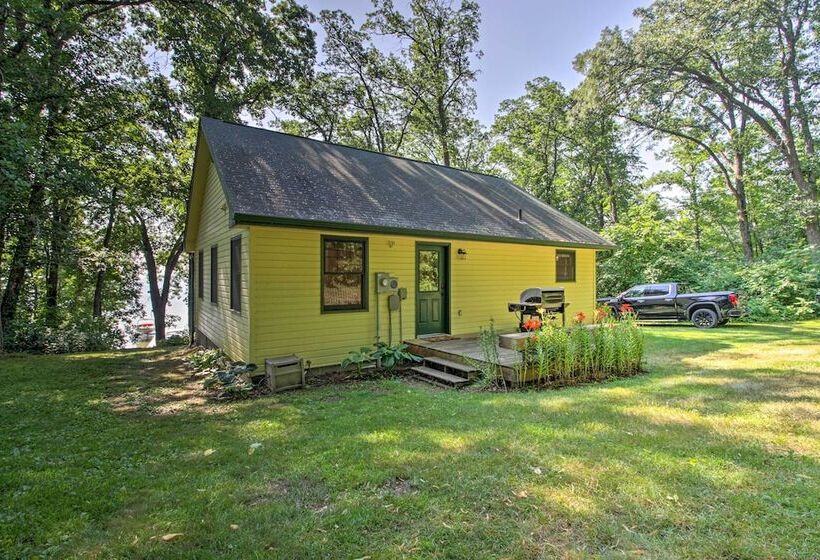 Waterfront Leech Lake Cabin W/ Dock, Fire Pit
