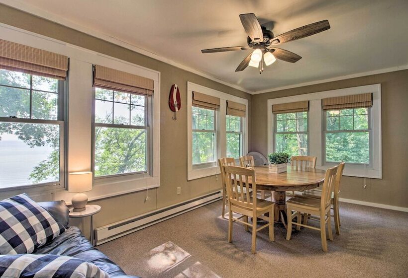 Waterfront Leech Lake Cabin W/ Dock, Fire Pit