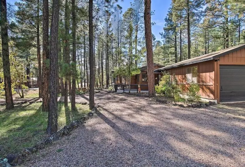 Fireplace, Deck & Grill: Pinetop Cabin Rental!