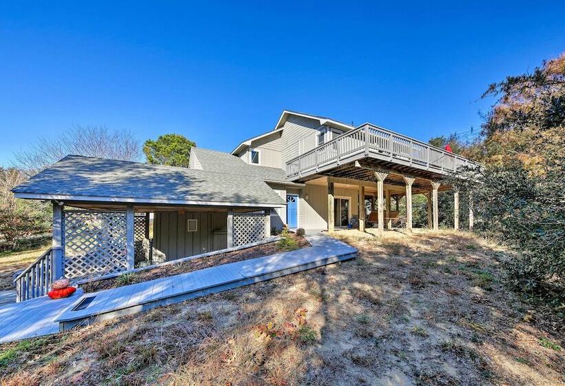 Bright Southern Shores Family Home < 1 Mi To Beach