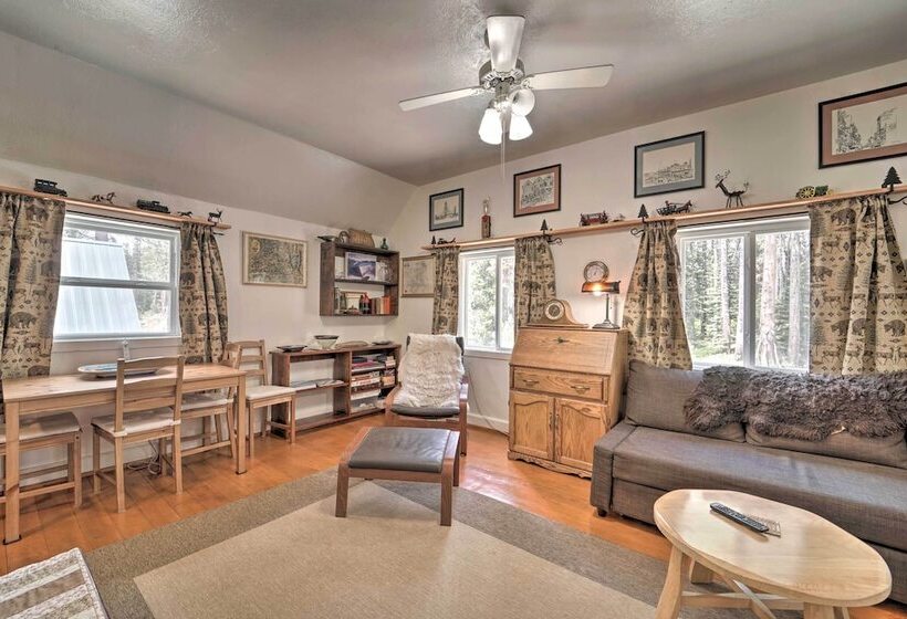 Rustic Soda Springs Cabin < Half Mi To Ski Resort