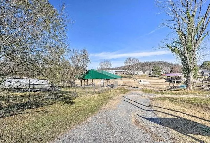 Gray Home W/ View Of Boone Lake + Fire Pit!