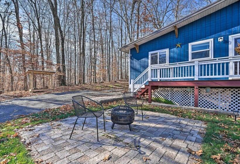 Gray Home W/ View Of Boone Lake + Fire Pit!