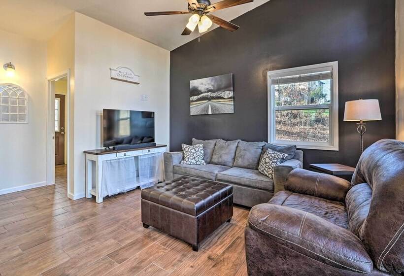 Gray Home W/ View Of Boone Lake + Fire Pit!