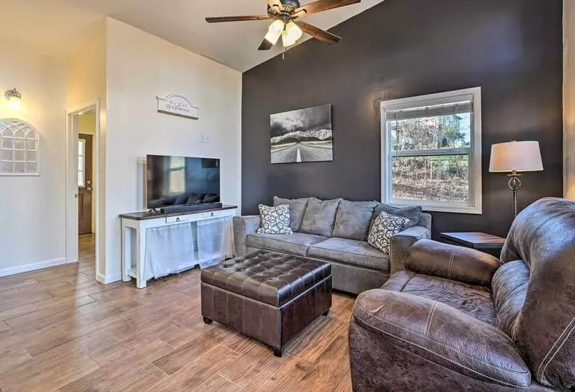 Gray Home W/ View Of Boone Lake + Fire Pit!