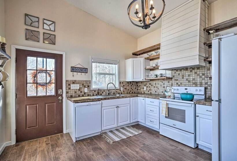 Gray Home W/ View Of Boone Lake + Fire Pit!