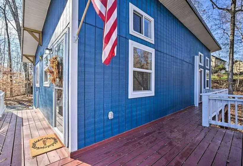Gray Home W/ View Of Boone Lake + Fire Pit!