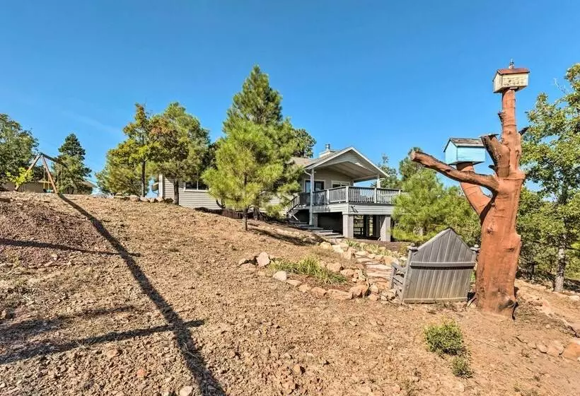 Fireplace, Sledding Paths: Show Low Haven