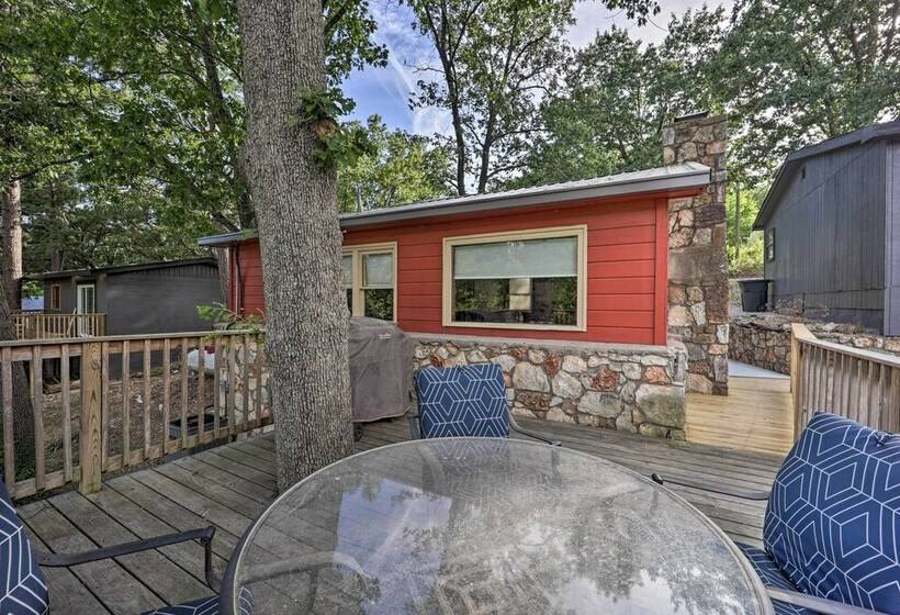 Lakefront Eucha Escape W/ Views & Boat Slip!