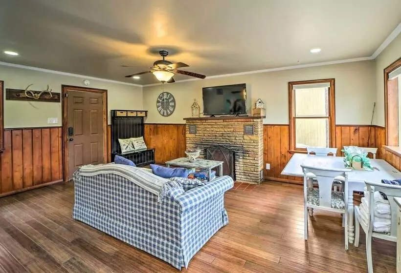 Lakefront Eucha Escape W/ Views & Boat Slip!