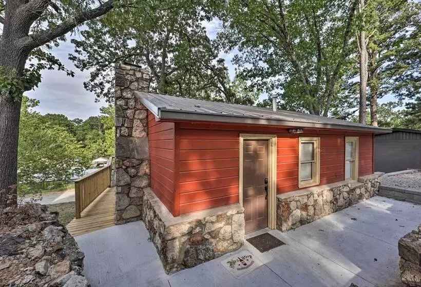 Lakefront Eucha Escape W/ Views & Boat Slip!