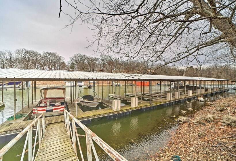 Lakefront Eucha Escape W/ Views & Boat Slip!