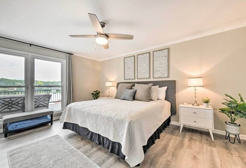 Lakefront Sherrills Ford Haven W/ Boat Dock!