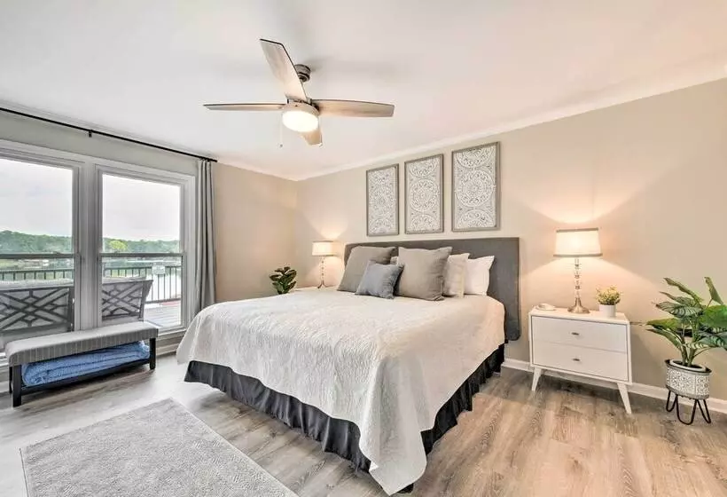 Lakefront Sherrills Ford Haven W/ Boat Dock!